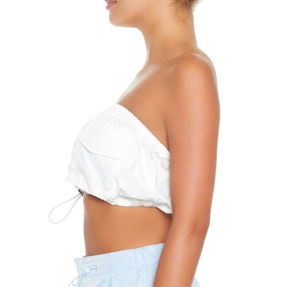 NWT Cargo Tube Crop Top Sz M - White/Cream - Picture 2 of 8